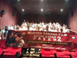 Bangun Empati dan Sinergitas Bersama Masyarakat, Ditresnarkoba Polda Lampung Gelar Nobar