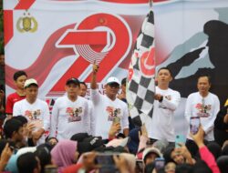 Ardhito Wijaya Hadiri Jalan Sehat Yang Diinisiasi Polres Lampung Tengah