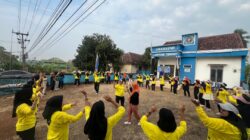 Warga Antusias Ikuti Senam Sehat Bersama IKWI Lamteng Peringati HUT ke-64