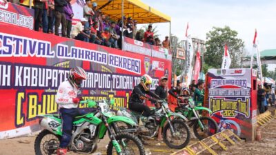 Wabup Lamteng Tutup Rangkaian Festival Olahraga Rekreasi Pemkab Lamteng