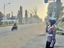 Pam Rawan Pagi, Wujud Pelayanan Prima Polres Lampung Tengah kepada Masyarakat