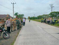 Polsek Seputih Banyak Gelar Patroli Skala Besar untuk Pastikan Keamanan Perayaan Galungan