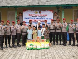 HUT ke 78 SatReskrim Polres Tulang Bawang Gelar Rangkaian Kegiatan Humanis