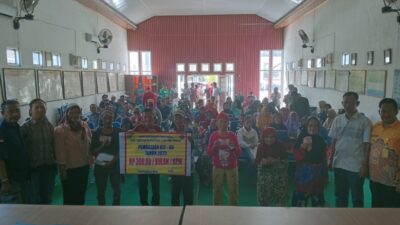 Kampung Gunung Baru Baru Salurkan BLT Dana Desa Akhir Tahun 2025