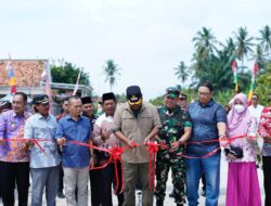 Akses Desa Kian Lancar, Plt Bupati Resmikan Jalan Sidoluhur–Sidomulyo